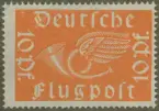Frimärke ur Gösta Bodmans filatelistiska motivsamling, påbörjad 1950.
Frimärke från Tyskland, 1919. Motiv av Posthorn: Symbol för luftpost. Det första tyska luftpostmärket.