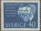 Frimärke ur Gösta Bodmans filatelistiska motivsamling, påbörjad 1950.
Frimärke från Sverige, 1961. (Nr. 2 fr. höger):- Motiv av René Francois Armand Sully-Prudhomme: 1839-1907 Fransk diktare Nobelpristagare i litteratur 1901 - 60-årsminnet av första Nobelprisutdelningen 1901-