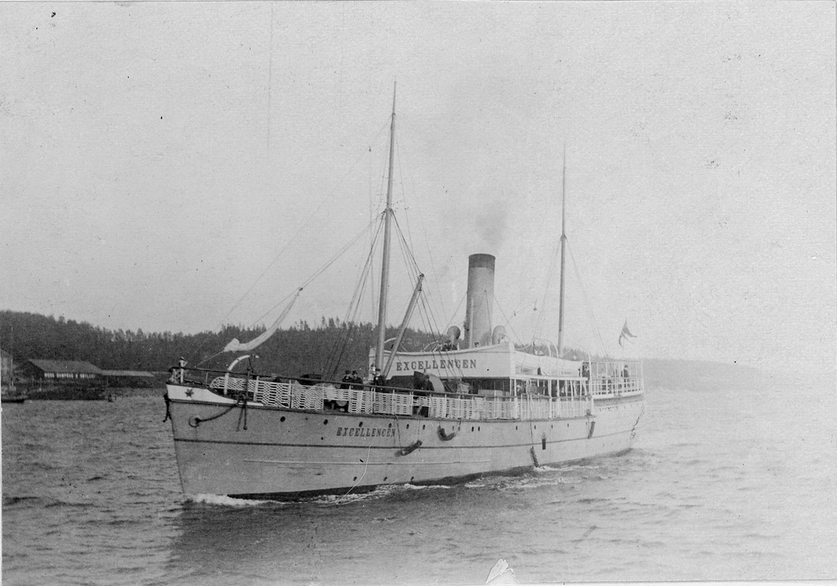 D/S Excellencen (Ex. Excellencen Toll, hjul-D/S Ystad)(b.1859, Motala Varf, Norrköping)