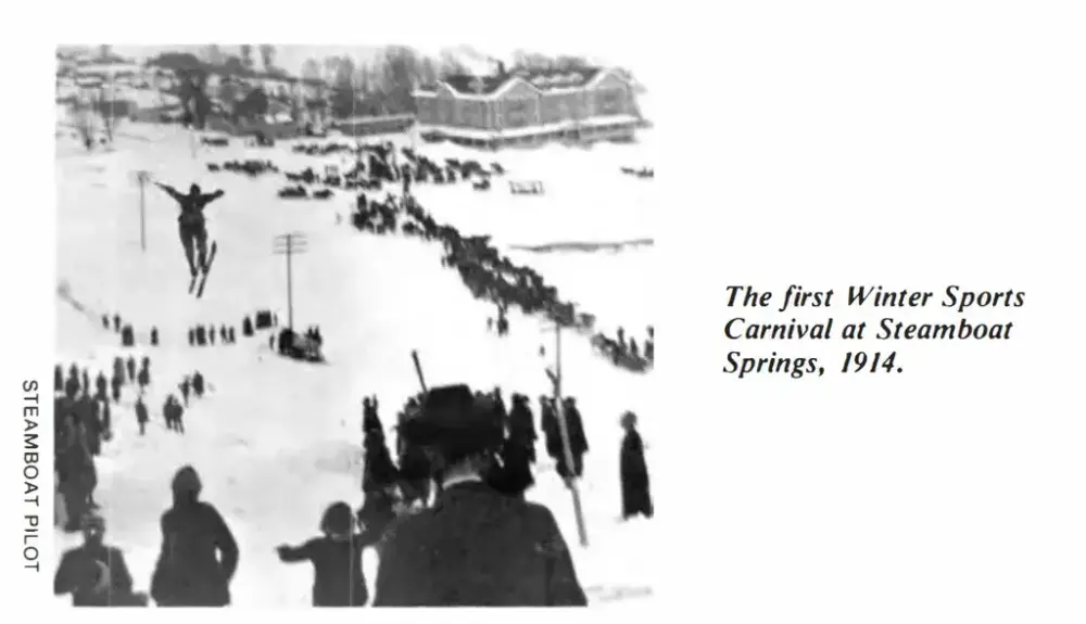 Skistevne i 1914, skihopper og publikum