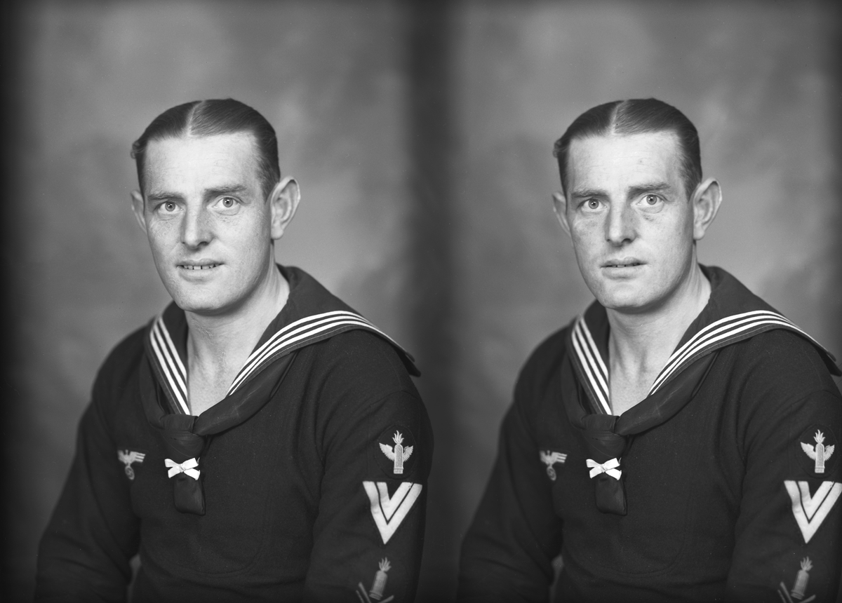 Portrett av tysk soldat. Bestillers navn: Jantzen, Rauøy, nr. 11573.