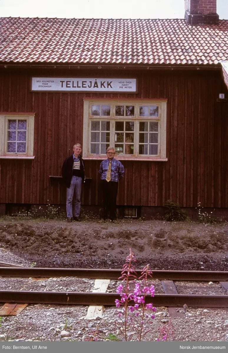 Stasjonsbygningen på Tellejåkk stasjon på Inlandsbanan