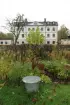 Forsbacka herrgård. Befintligt eluttag i blomsterrundeln på den norra sidan.