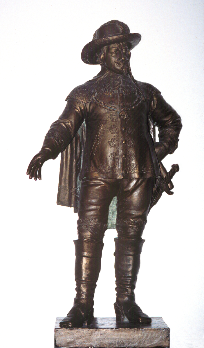 Utkast til statue på Stortorvet.