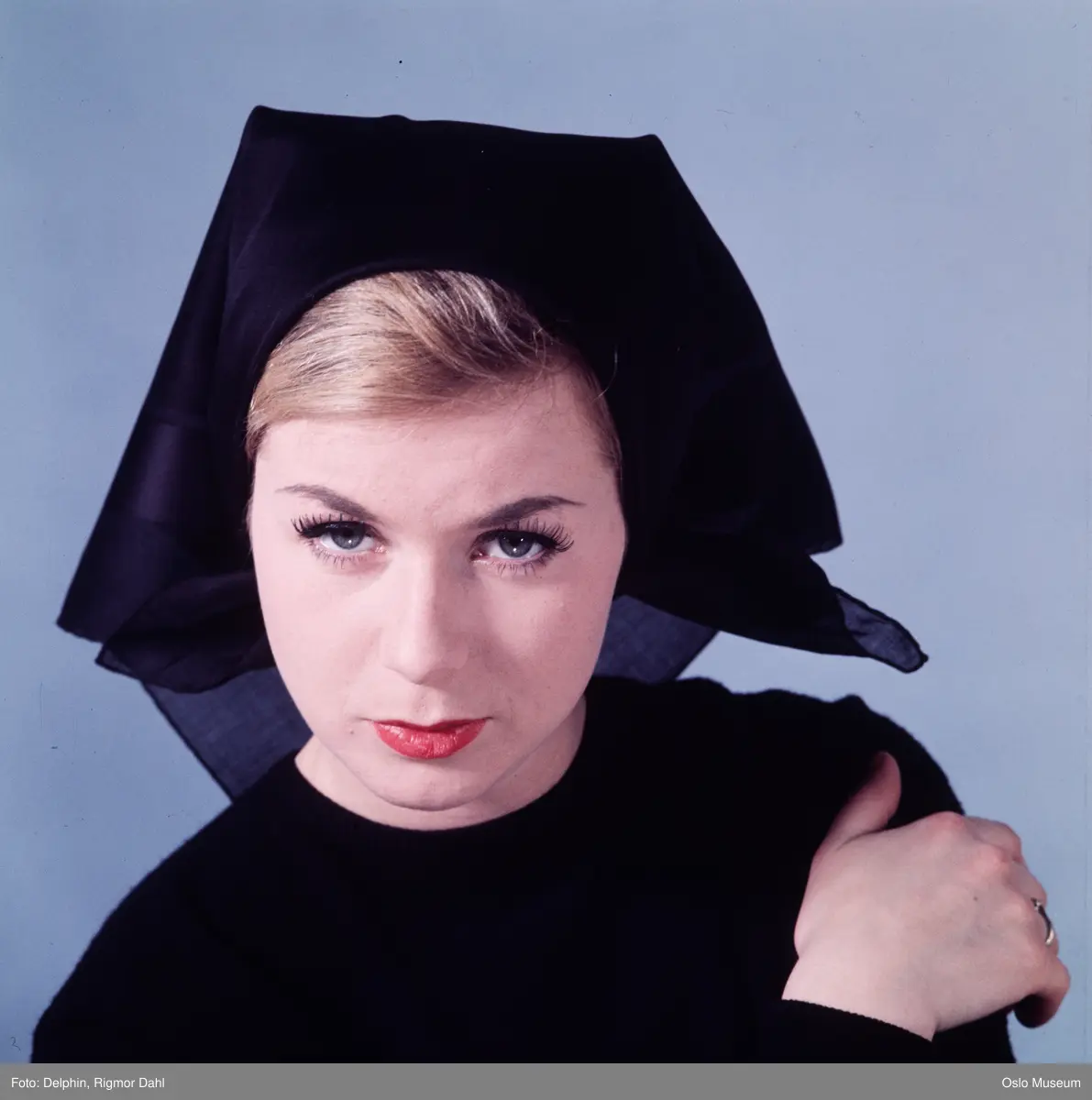 portrett, kvinne, modell, skaut