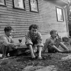 Hjemme hos Arnold Haukeland.