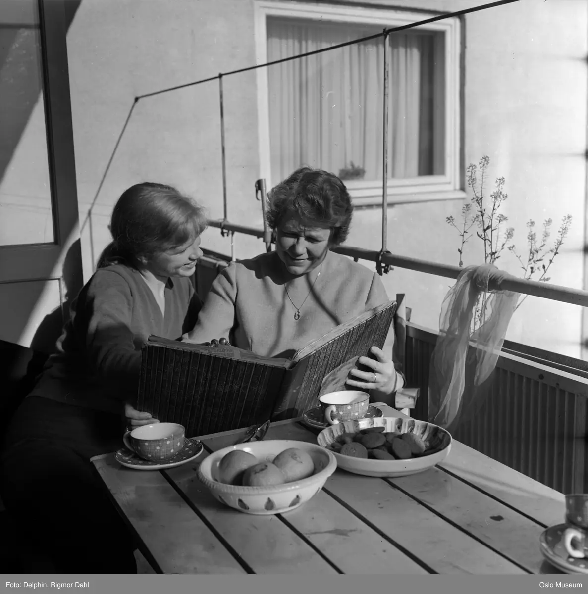 balkong, kvinner, skuespiller