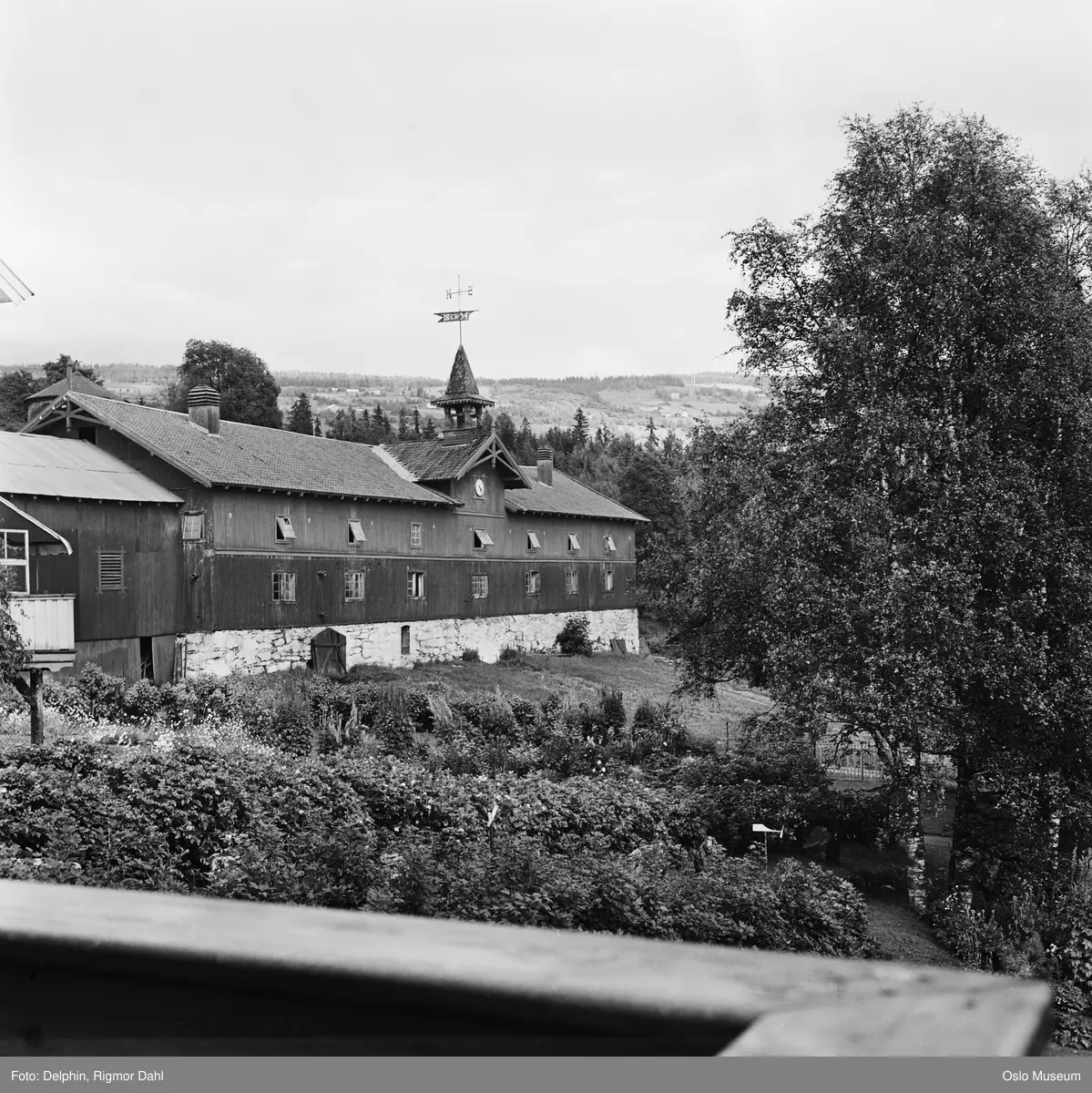 Aulestad gård, hage, fjøs