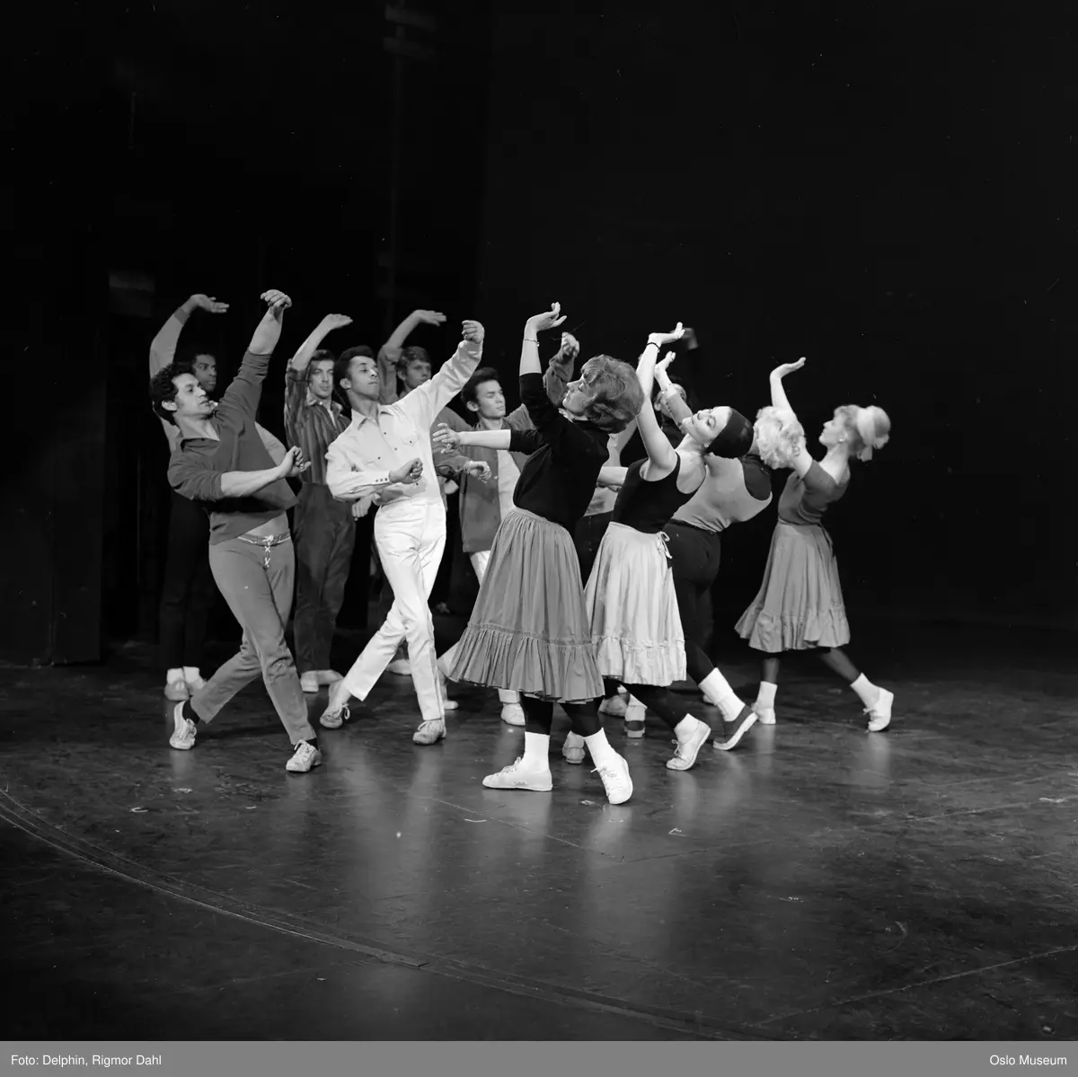 Det norske Teatret, interiør, scene, "West Side Story", ballett
