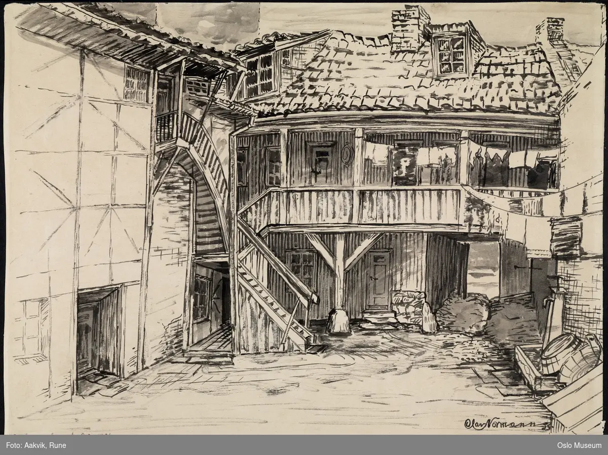 Klingenberggt. 20. Vika [papirkunst]