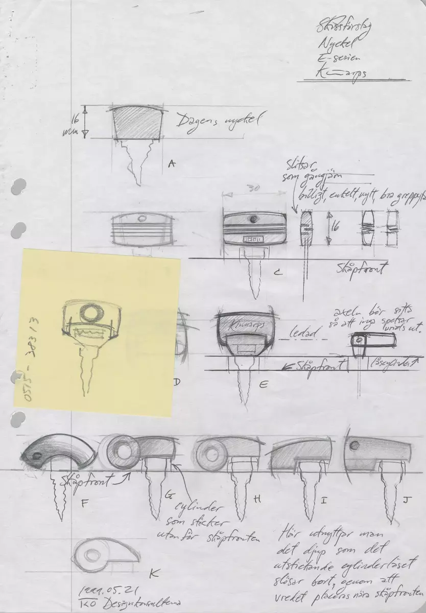 Skisser till ett kontorsmöbelsystem med förvaring och arbetsplatser som omfattar skåp, hurtsar, olika typer av bord, hyllor samt skärmar. Även referensmaterial i form av produktblad, kataloger m m.
