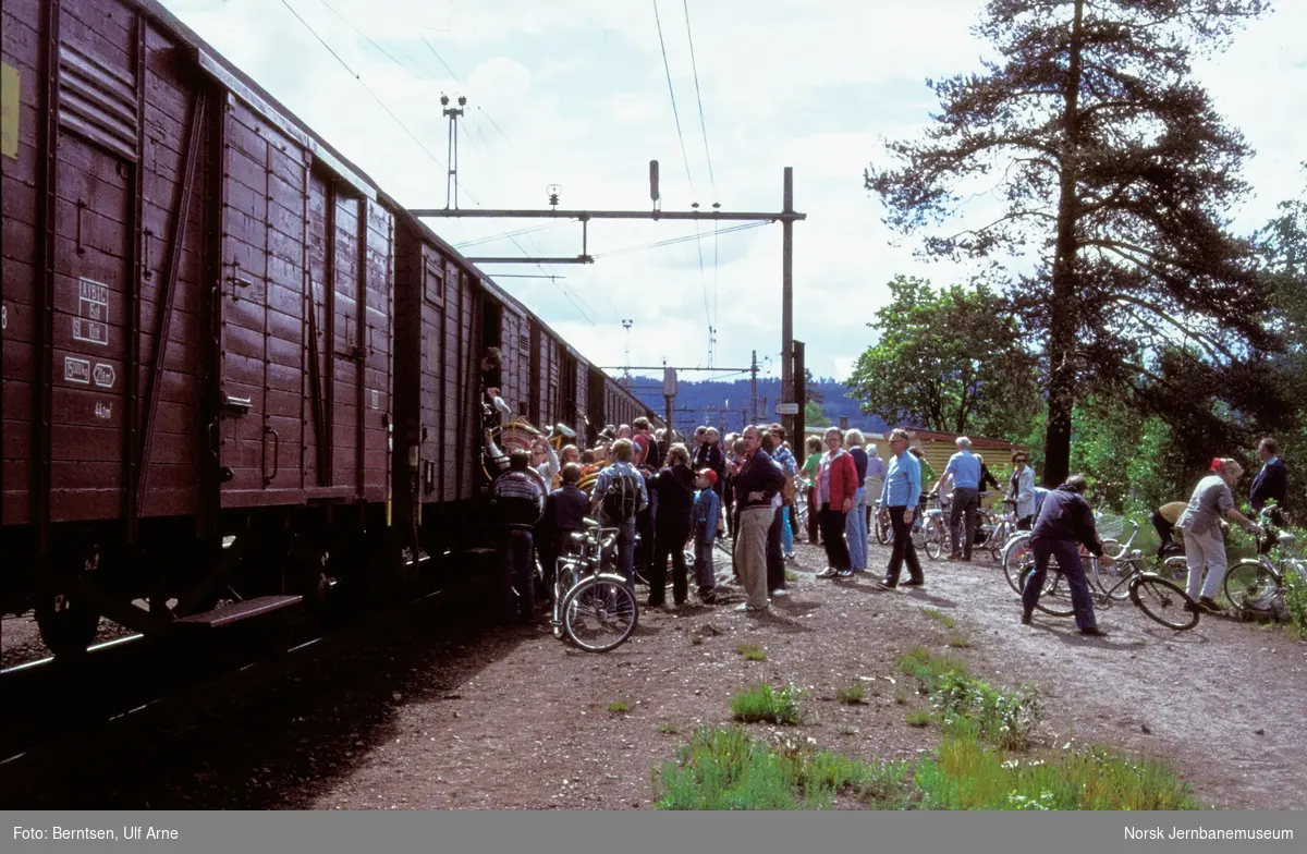 Sykkeltog fra Oslo Ø på Stryken stasjon på Gjøvikbanen