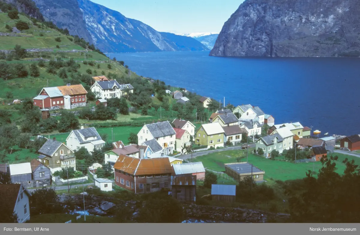 Tettstedet Undredal i Aurland kommune