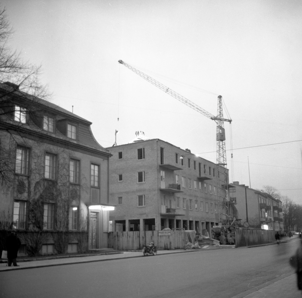 Tidningshuset byggs på Skaraborgsgatan