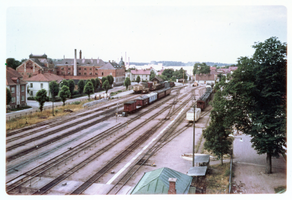 Västra delen av bangården