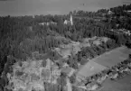 Flygfoto över Stjärnsund, Hedemora 1953.