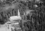 Flygfoto över Stjärnsund, Hedemora 1953.