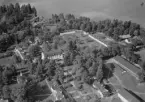 Flygfoto över Stjärnsund, Hedemora 1953.