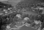 Flygfoto över Västanhede, Avesta 1953.