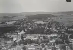 Flygfoto över Hedemora bebyggelse år 1933.