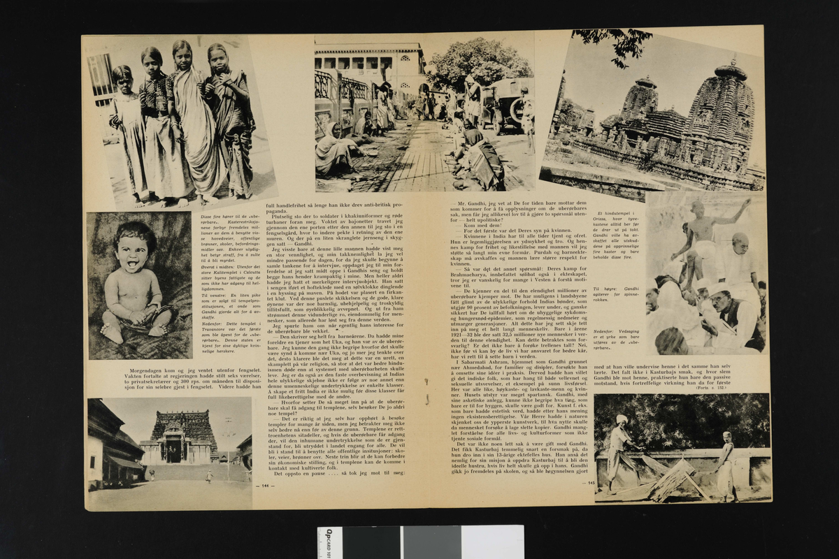 Kasteløse uten for Kalitemplet i Calcutta. Fotografier tatt i forbindelse med Elisabeth Meyers reise til India 1932-33.
