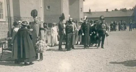 Södermanlands regemente. Konungens besök 1923