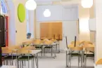 Vänersborg. Norra skolan, matsalen