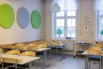 Vänersborg. Norra skolan, matsalen