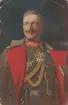 Porträtt av Wilhelm II av Tyskland.