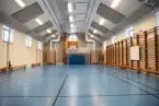 Vänersborg, Norra skolan. Gymnastiksal