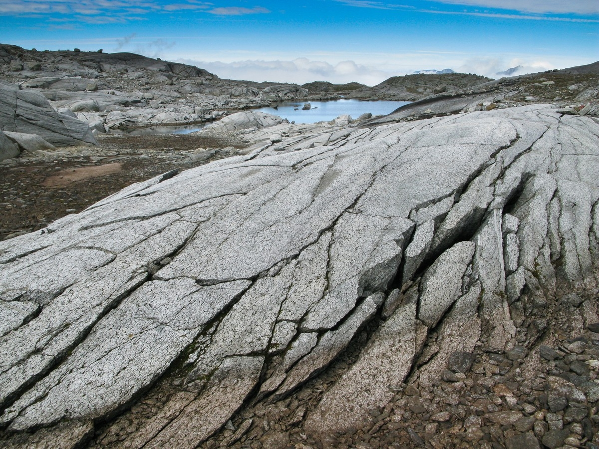 Tur til NOTs hytter ved Skoaddejavvre på Skjomfjellet, Narvik kommune. Foto: Harald Harnang.