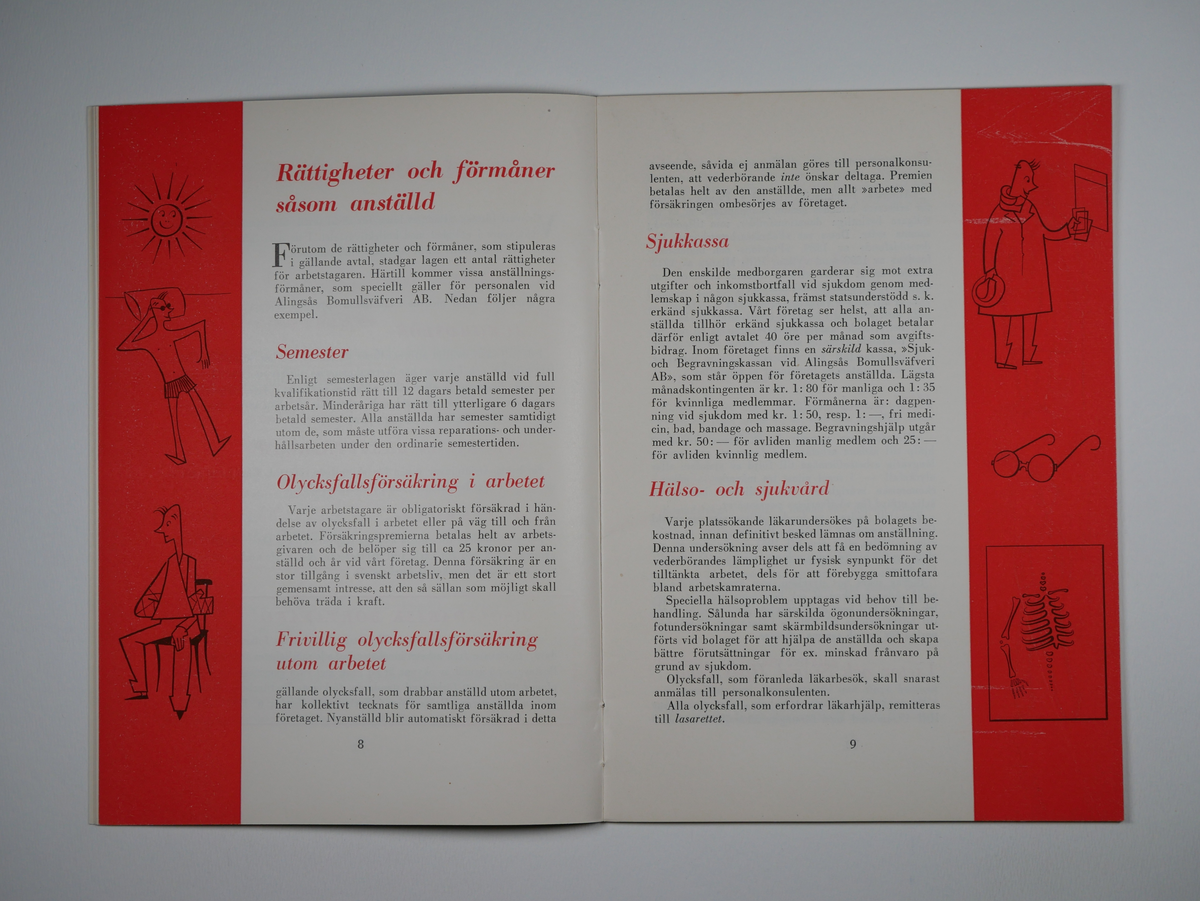 Alingsås Bomullsväveri AB

Information om Alingsås Bomullsväfveri AB.
1950. 32 sid. illustrerad.

Information för nyanställda.

a-b. två exemplar

Gåva 1980-01 av Almedahls AB
