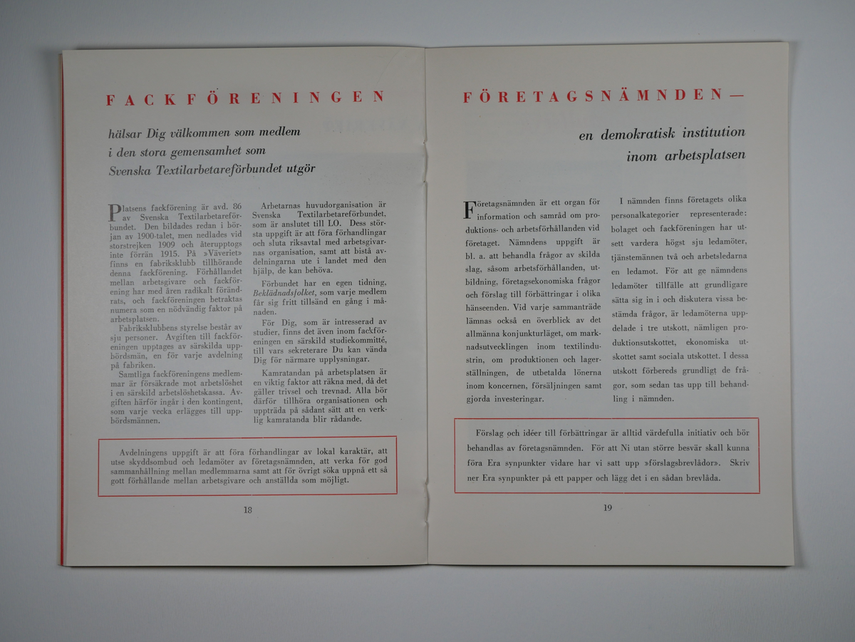 Alingsås Bomullsväveri AB

Information om Alingsås Bomullsväfveri AB.
1950. 32 sid. illustrerad.

Information för nyanställda.

a-b. två exemplar

Gåva 1980-01 av Almedahls AB