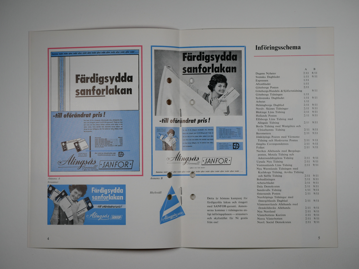 Spindelväven.

Tidskrift utgiven av Alingsås bomullsväveri AB 1956 - 1959.
11 nummer (a - k).