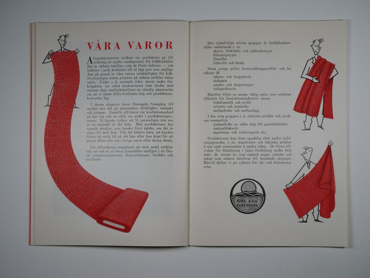 Alingsås Bomullsväveri AB

Information om Alingsås Bomullsväfveri AB.
1950. 32 sid. illustrerad.

Information för nyanställda.

a-b. två exemplar

Gåva 1980-01 av Almedahls AB