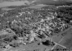 Flygfoto över Hosjö, Falun 1956.