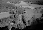 Flygfoto över Hosjö, Främsbacka, Falun 1956.