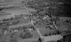 Flygfoto över Hjortnäs, Leksand 1956.