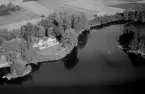 Flygfoto över Husby, Hedemora 1958.