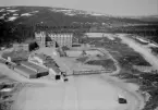 Flygfoto över Högfjällshotellet, Sälen 1962.