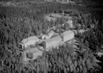 Flygfoto över Högbo sjukhus, Falun 1964.