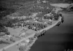 Flygfoto över Håksberg, Ludvika 1965.