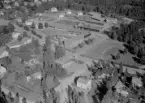 Flygfoto över Horndal, Avesta 1967.