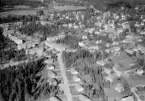 Flygfoto över Horndal, Avesta 1967.