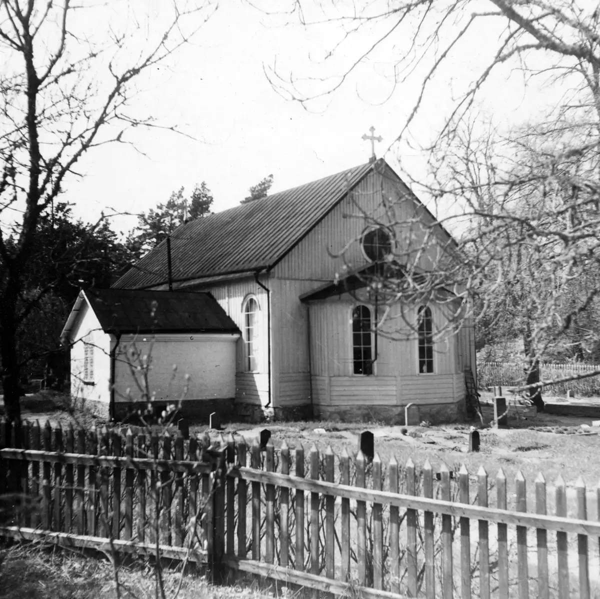Muskö; kyrkan; exteriör