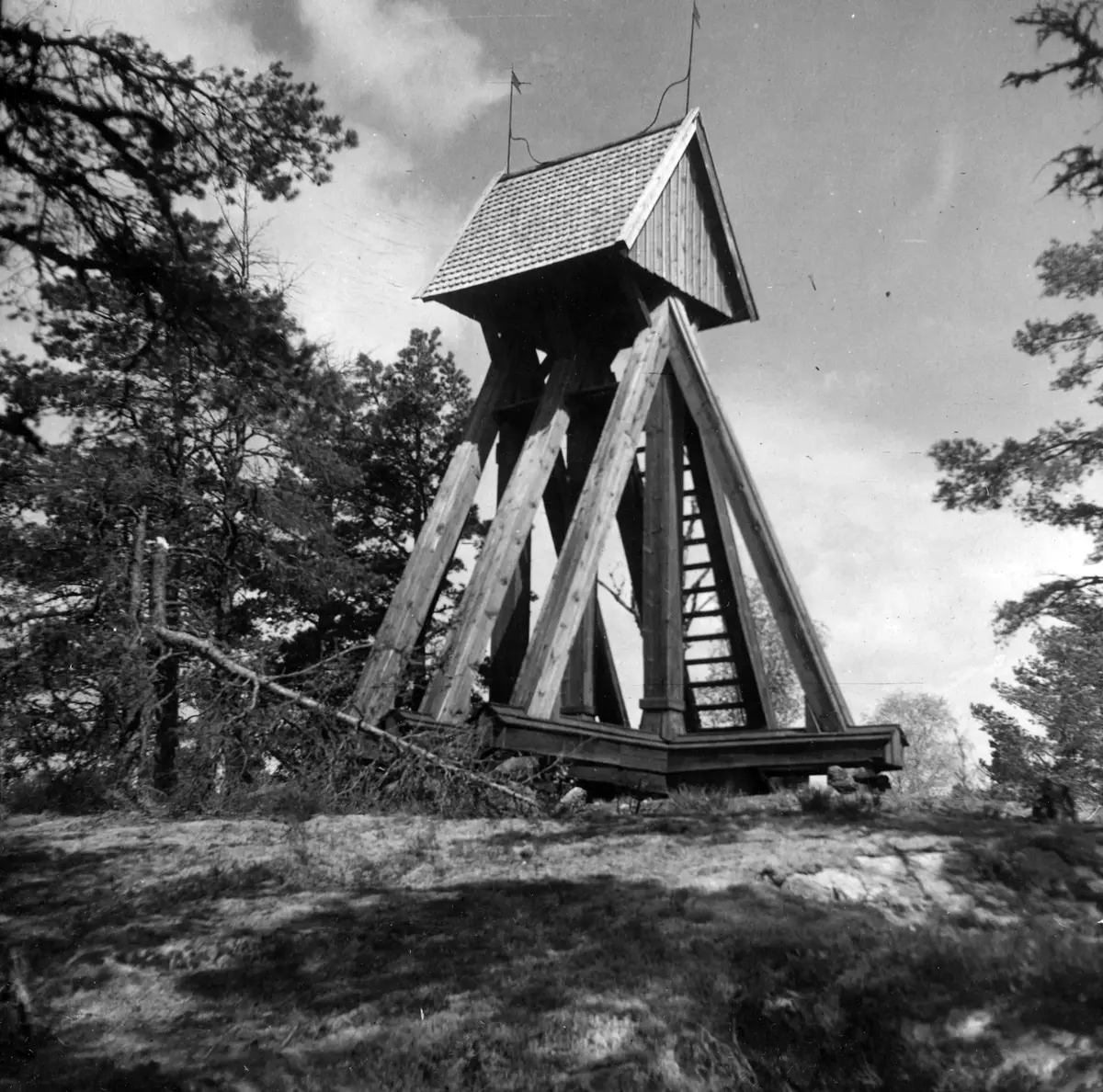 Muskö kyrka; klockstapel