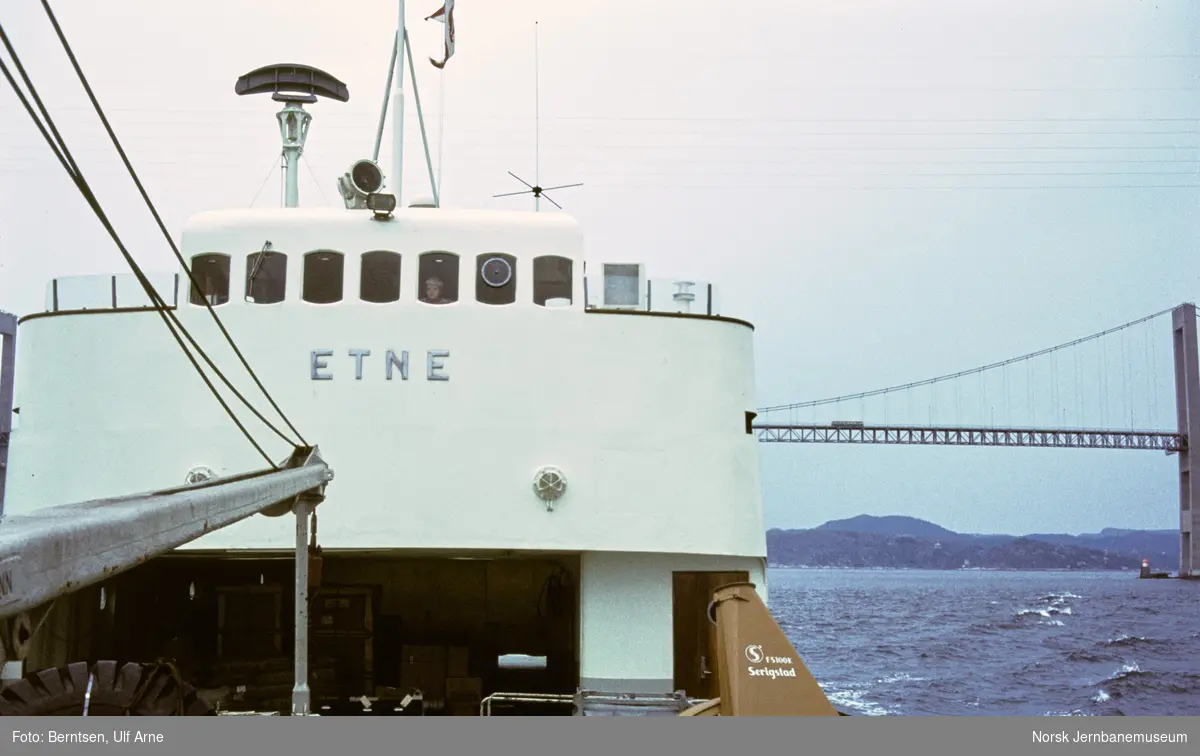 M/S Etne på byfjorden ved Bergen