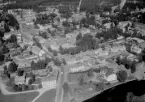 Flygfoto över Rättvik 1960.