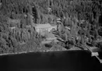 Flygfoto över Rättvik 1960.