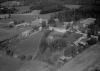 Flygfoto över Röjeråsen, Rättvik 1960.